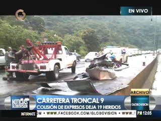 Suben a 19 los heridos por accidente múltiple en la Troncal 9