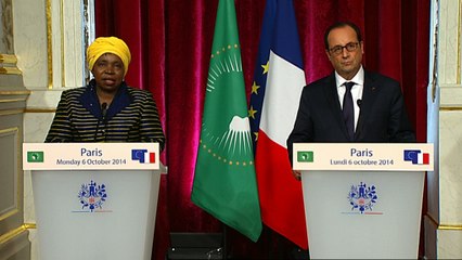 Déclaration conjointe à l'issu de l'entretien avec Mme Nkosazana DLAMINI-ZUMA, Présidente de la Commission de l’Union africaine