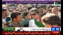 Imran Khan & Tahor ul Qadri Eid Prayer at Azadi Chowk Islamabad