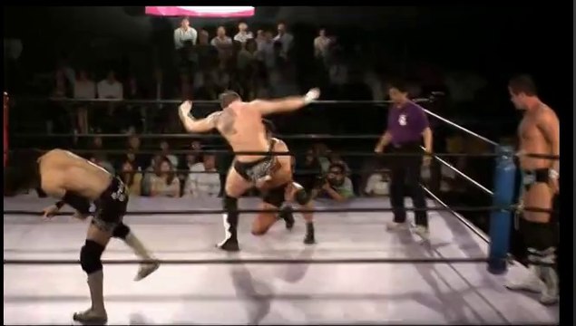 Takashi Sugiura, Akitoshi Saito & Daisuke Harada vs. Mikey Nicholls, Shane Haste & Yoshinari Ogawa {NOAH-SEM)