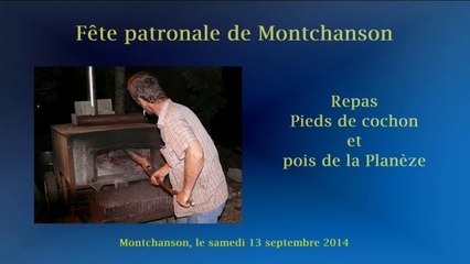 Fête Patronale de Montchanson - Le repas