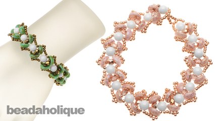 How to Make the Water Lily Bead Woven Bracelet