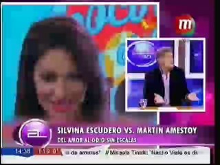 Silvina Escudero y Martín Amestoy más separados que nunca