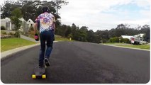 Fast Downhill Longboarding Crash | Lords of Fail Town