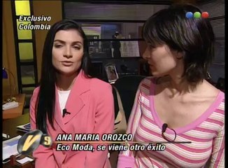 Ana María Orozco - entrevista parte 1 Versus 2001