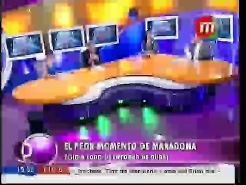 Maradona se enojó con todos