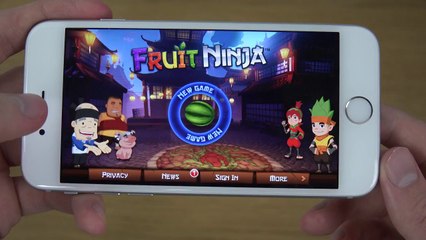 Fruit Ninja 2.0 iPhone 6 4K Gameplay Review