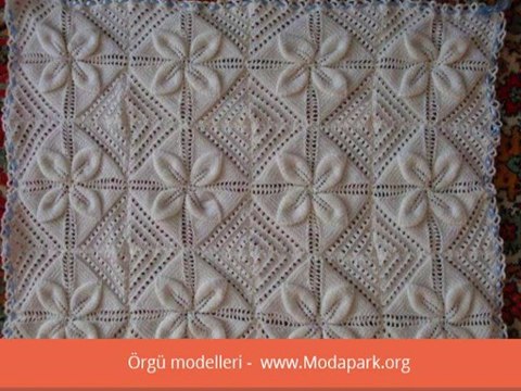 Bebek Örgü Etek Modeli