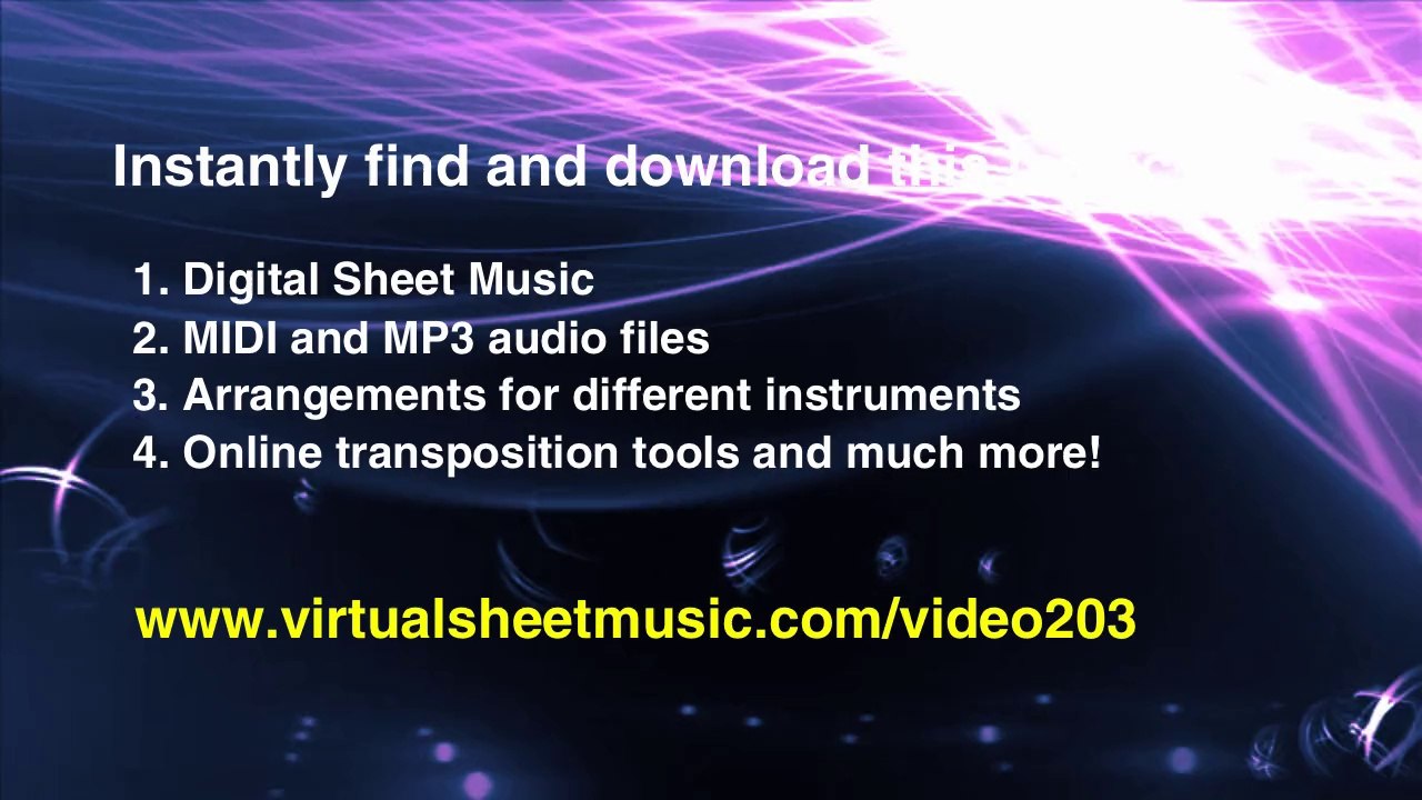 Frederic Chopin's Nocturne Op. 9 No. 3 in B major sheet music for Piano Solo - Video Score