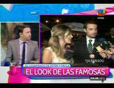 Pedro y Paula nota, imágenes y cuentan sobre el casamiento en Desayuno Americano 1 - 06 de Octubre