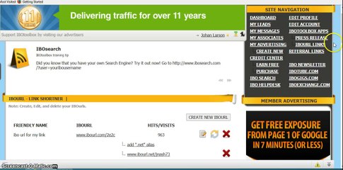 INSTANT PAYDAY NETWORK - HOW TO CREATE A FREE MASKED URL FROM IBOTOOLBOX By Jennifer Nash