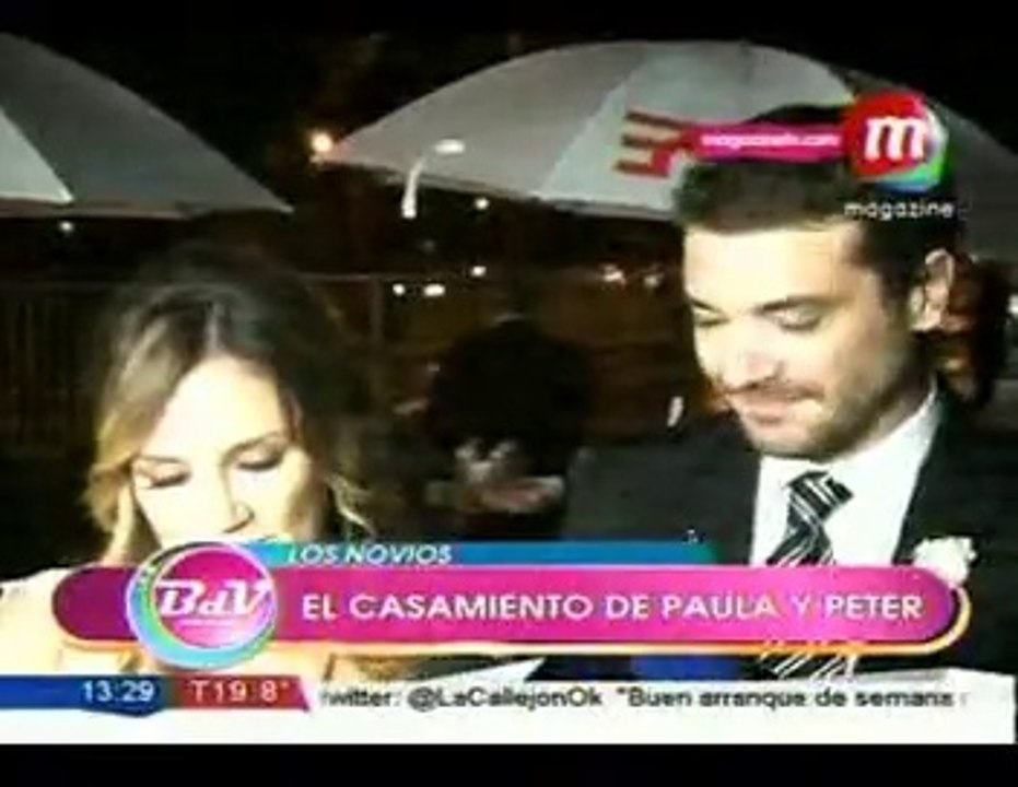 Pedro y Paula nota, imágenes y cuentan sobre el casamiento en BDV - 06 de Octubre