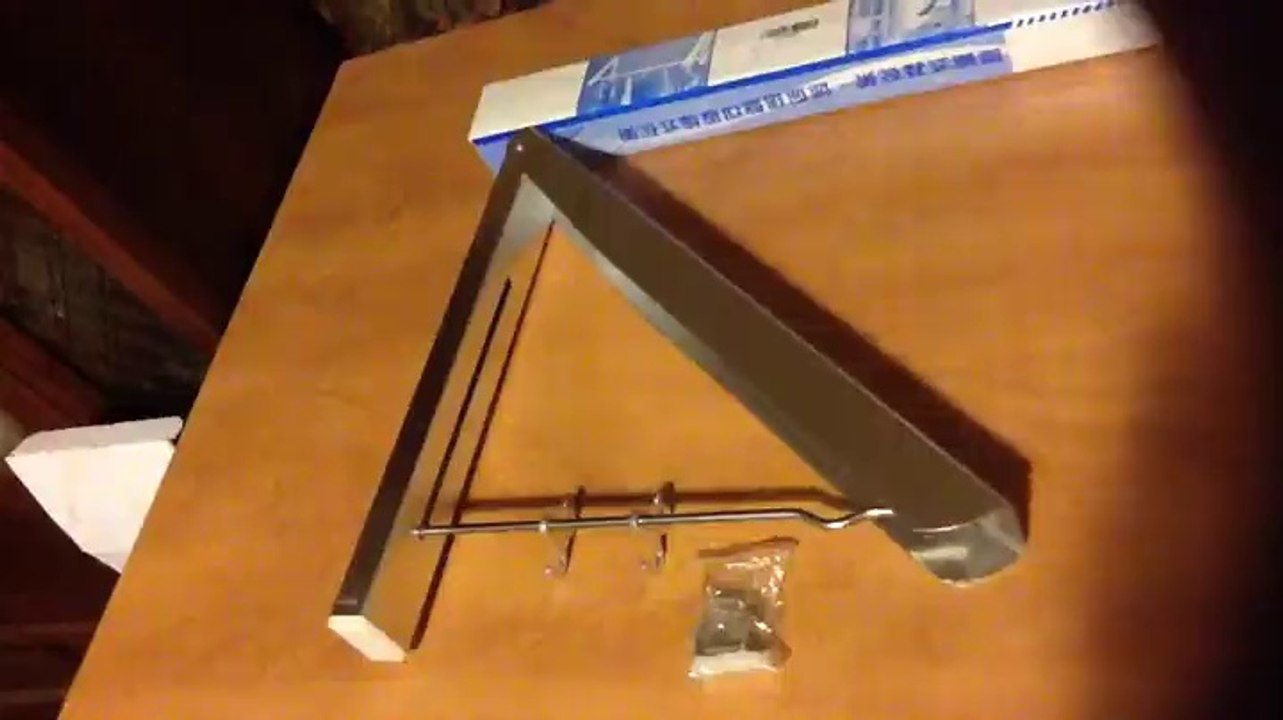 Mudder Portable Aluminum Folding Collapsible Hanger and Hook Clothing Hanging System