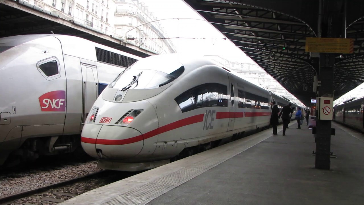 ICE Gare de l'Est Paris France 【ICE〜パリ東駅〜】
