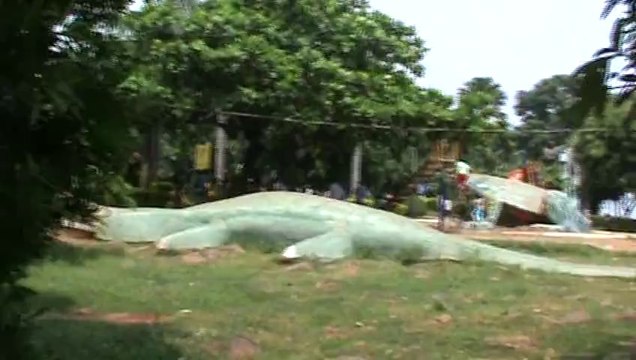 Huge frog sculpture at VUDA park Kailashgiri Mountain Vishakhapatnam Vizag SKMClasses Subhashish 1