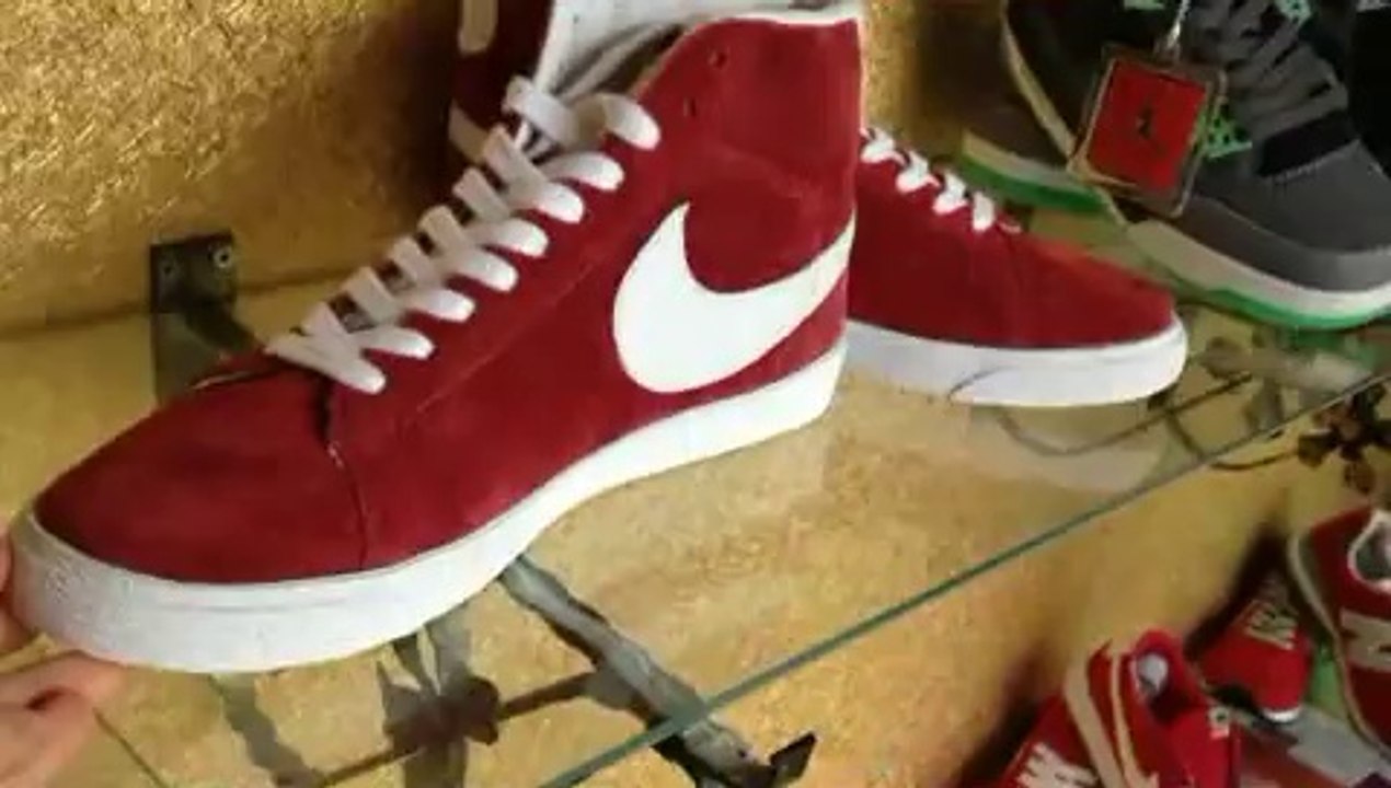 Blazer Mid Suede Vintage Mens Red White www.sports3y.ru
