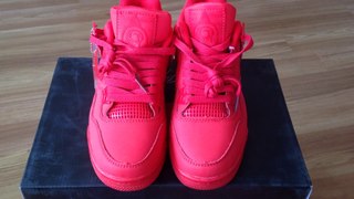 Nike Air Jordan 4 Womens Shoes All Red Online Review * sportsytb.cn *