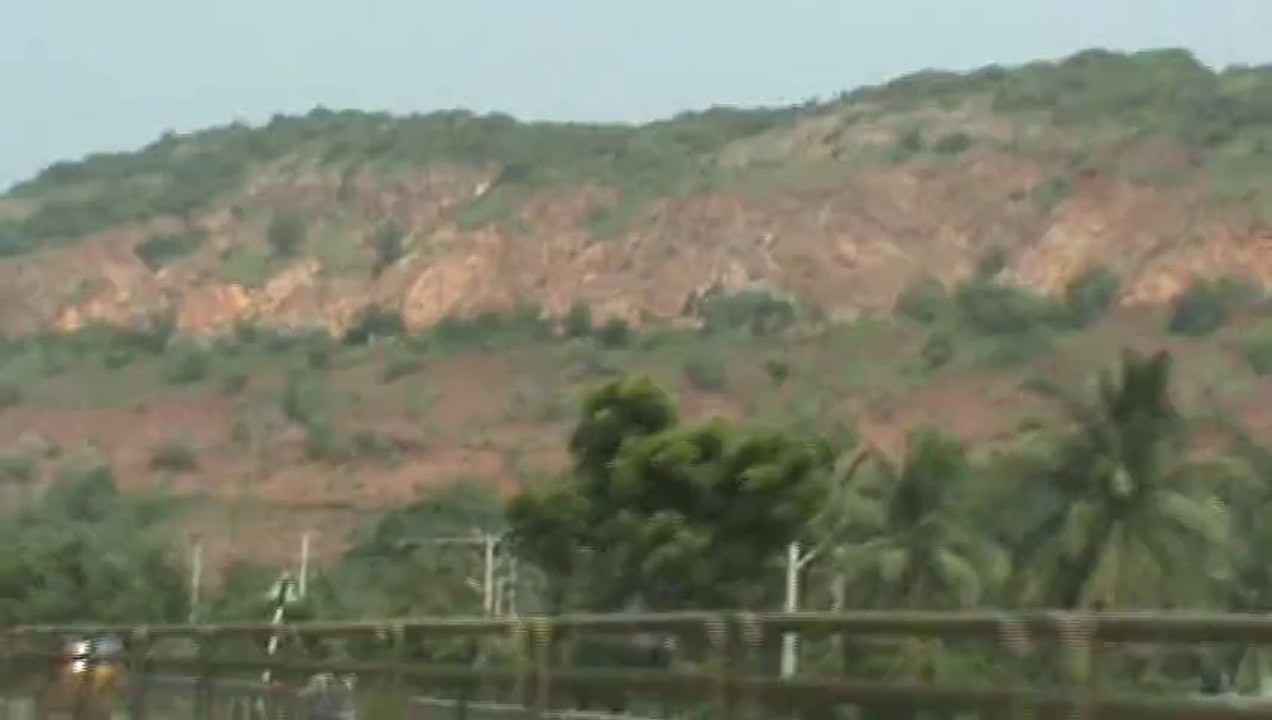 Red rock mountain near Vishakhapatnam Vizag SKMClasses Subhashish