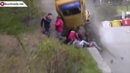 Un Crash au rallye de Val d'Aoste
