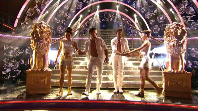 Meryl Davis & Maksim Chmerkovskiy, Danica McKellar & Valentin Chmerkovskiy - Samba