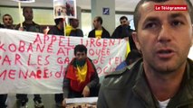 Vannes. 4 TER bloqués en solidarité avec Kobané