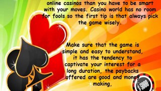 How To win At Online Casinos
