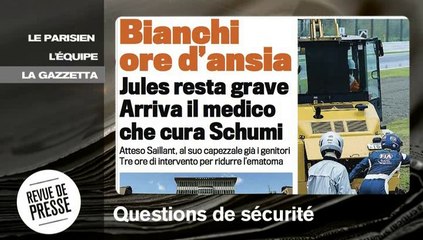 Accident de Jules Bianchi: les questions qui interpellent