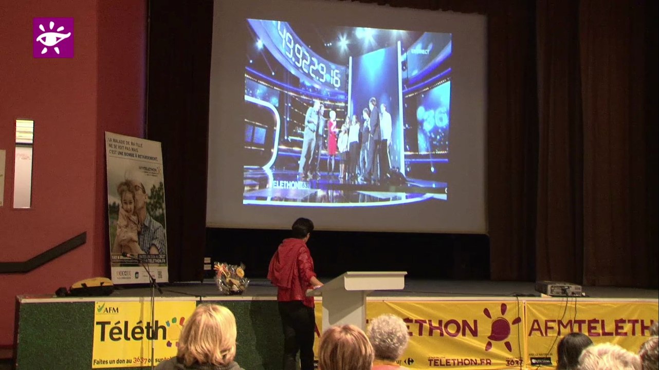 conférence de laurence thiennot-herment à lens pour le telethon 2014
