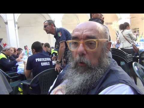 Aversa (CE) - Protezione Civile, pranzo alla Caritas (06.10.14)