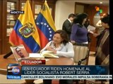 Embajada de Venezuela en Ecuador rinde homenaje a Robert Serra