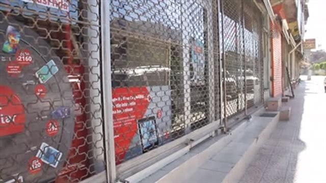 Şemdinli'de Esnaf Kepenk Kapattı