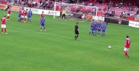 16'lık Yıldızdan Ayakta Alkışlanacak Frikik