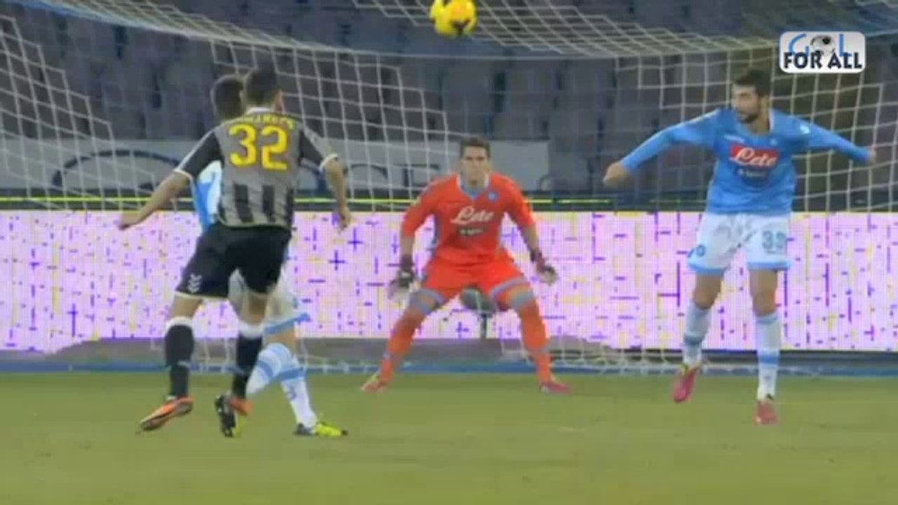 Napoli-Udinese 3-3 serie A 2013-2014 (EFFETTO STADIO)