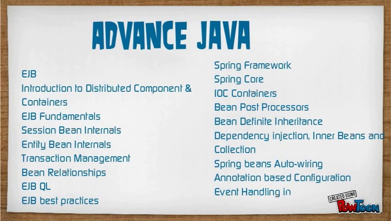 ADVANCE java Course in Janakpuri, ADVANCE java in Uttam Nagar, ADVANCE java Course in Delhi