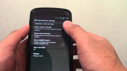 cell broadcast error fixed on android