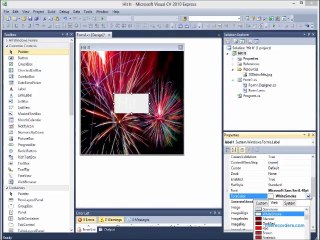 How to create a simple game in visual studio 2010