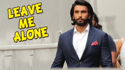 Why Ranveer Singh Wants To Stay Away From Everyone? - FIND OUT