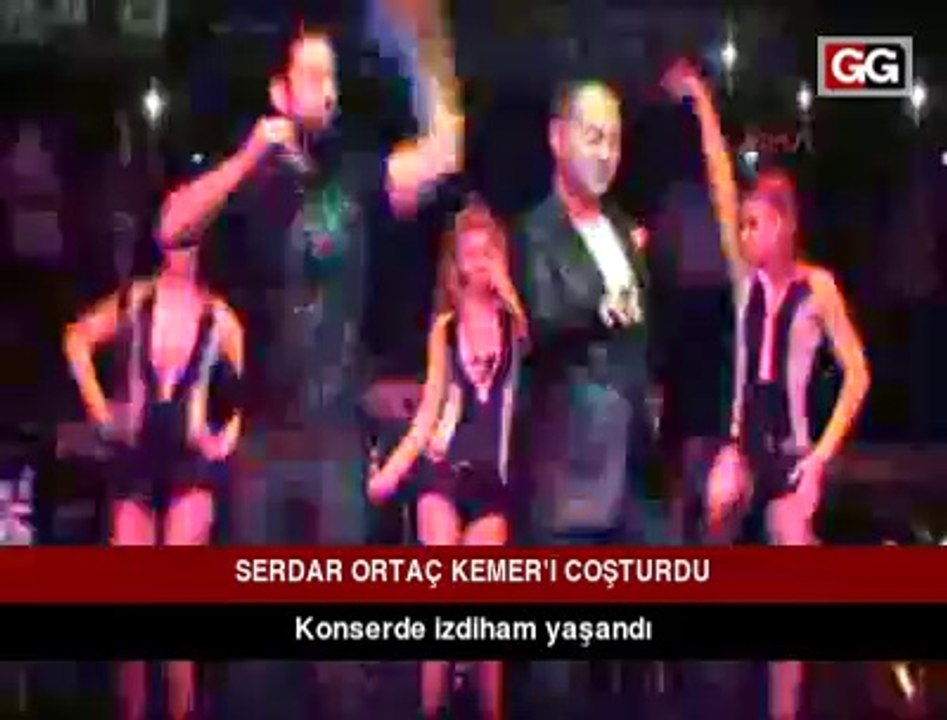 Kemer'de Sertaç Ortaç coşkusu