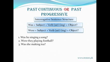 Past-Continuous-Tense