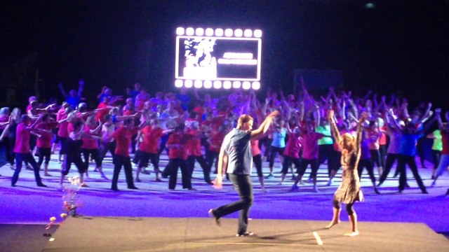 4ème Golden Age Gym festival - Cérémonie de clôture, prestation workshop aéro dance