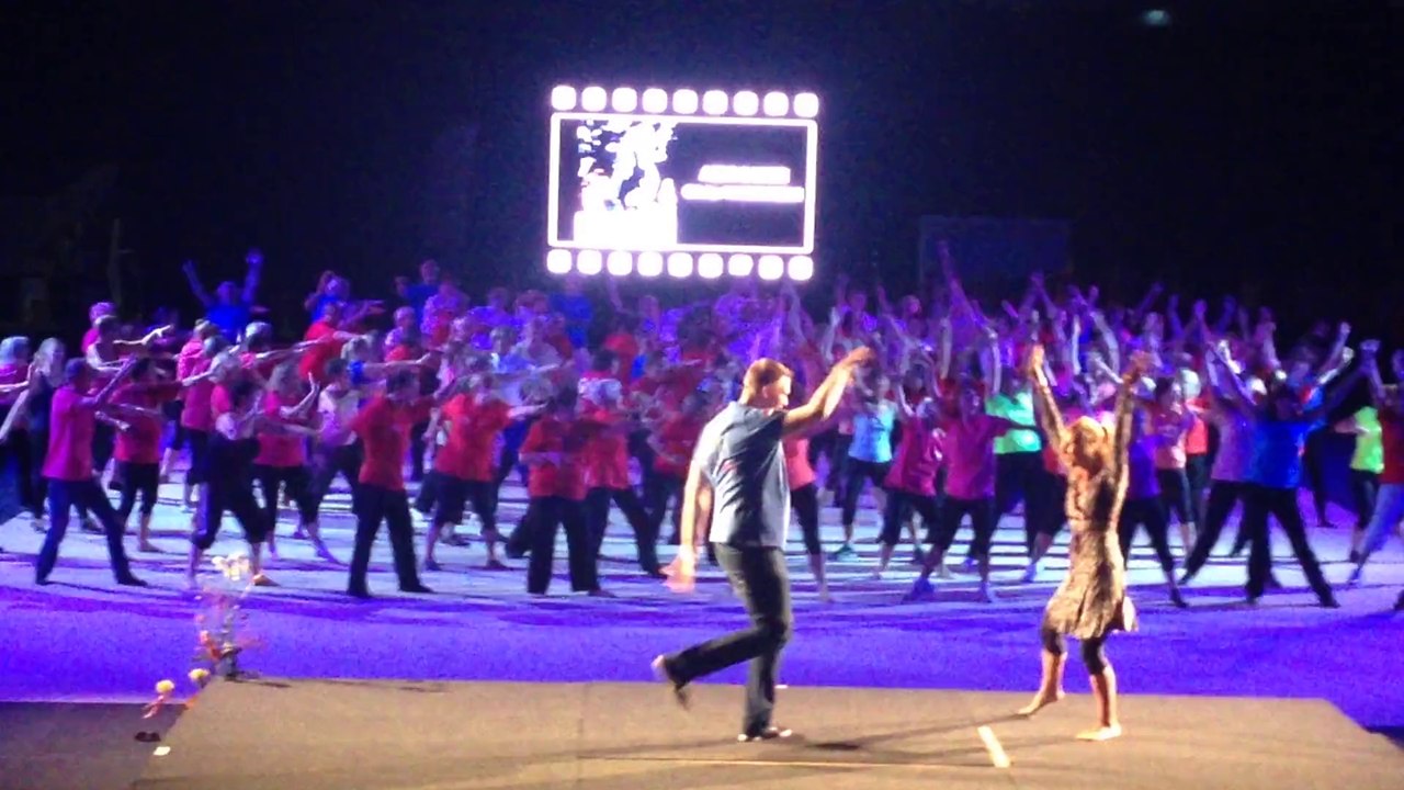 4ème Golden Age Gym festival - Cérémonie de clôture, prestation workshop aéro dance