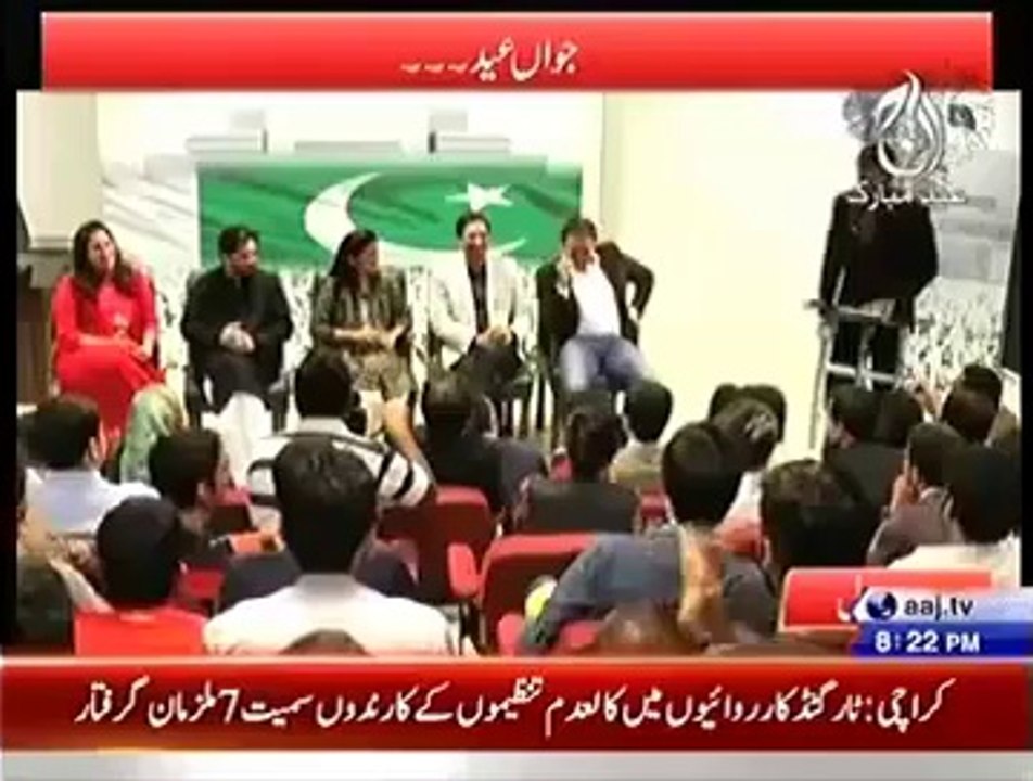 Watch Talat Hussain Cracks A Very Funny Joke to Kashif Abbasi Regarding Mehar Bukhari