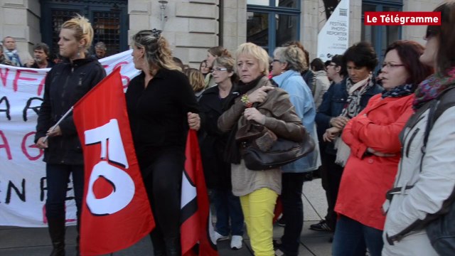Saint-Brieuc. Grève des agents territoriaux : 20 cantines sur 27 touchées
