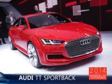 L'Audi TT Sportback en direct du Mondial de l'Auto 2014