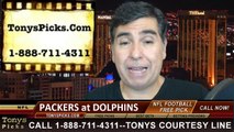 Miami Dolphins vs. Green Bay Packers Free Pick Prediction NFL Pro Football Odds Preview 10-12-2014