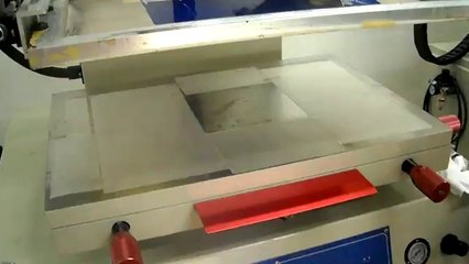 Flat Bed Screen Printing Machine