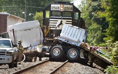 Tren TIR'ı Böyle Biçti