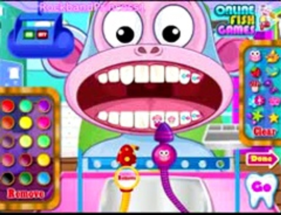 Dora Hygiene Dentist_Cartoon