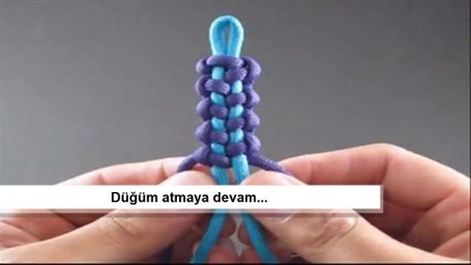 Erkekler için paracord örgü bileklik yapımı