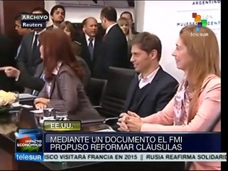 FMI se pronuncia contra Fondos buitre y anuncia reformas en ese tema